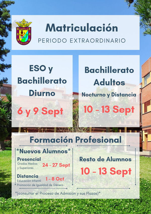 Matriculación General Septiembre 1 redimensionar