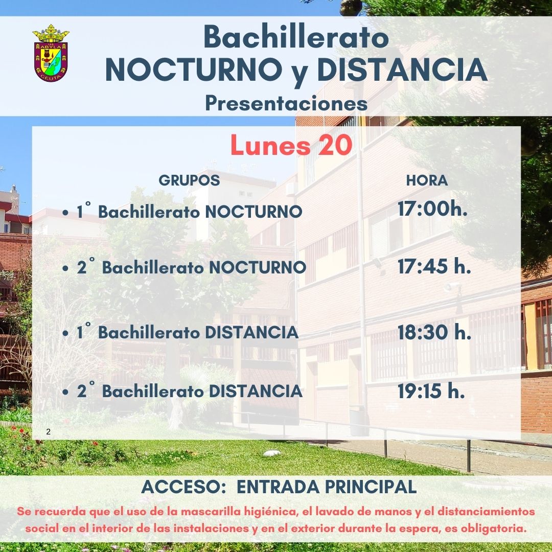 Presentaciones BACH Dist Noct