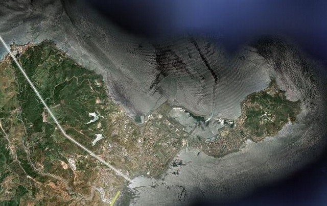 Ceuta desde satélite