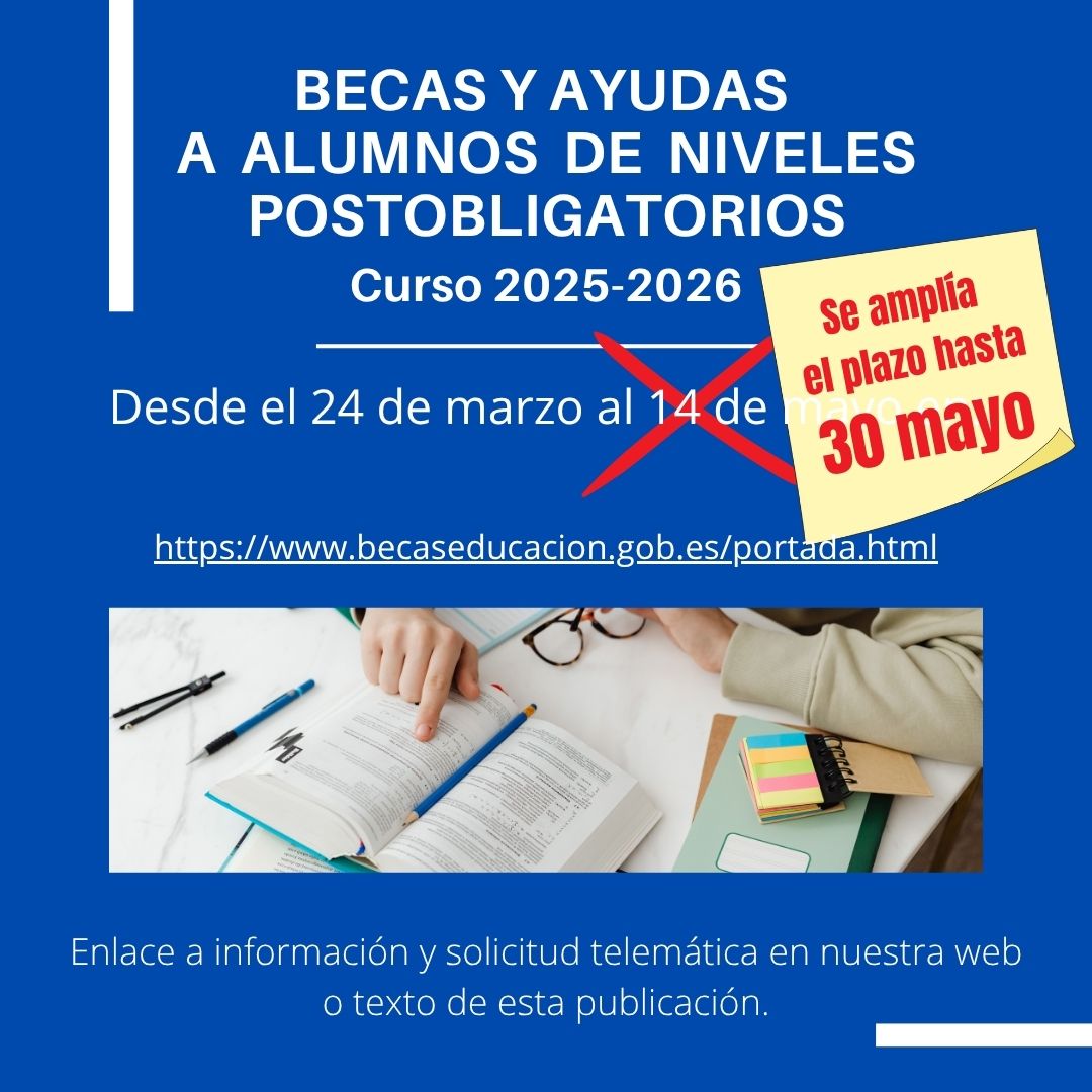 ampliacion plazo becas